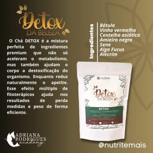 Chá Detox da Beleza - Adriana Rodrigues Academy